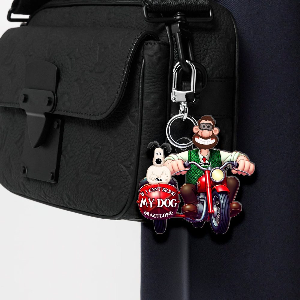Personalized Gifts For Pet Lovers Keychain, If I Can'T Bring My Dog I'M Not Going 04Tglu110225Pa - Image 4