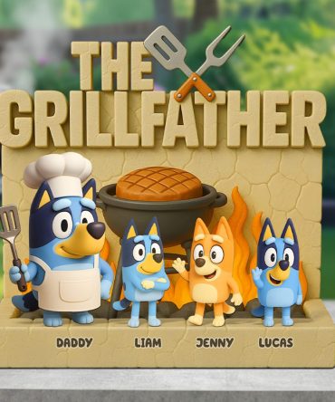 Grillfather Plaque - Personalized Gifts For Dad 01Ohpu100525