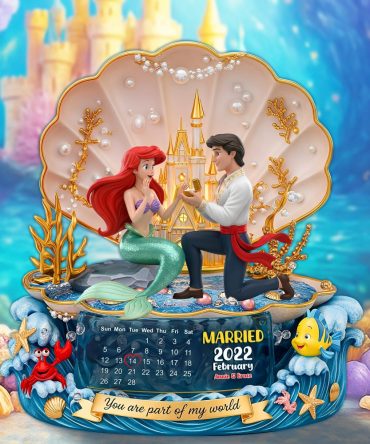 Marriage Proposal On The Beach Acrylic Plaque - Personalized Gifts For Couple 07Ohlu200625