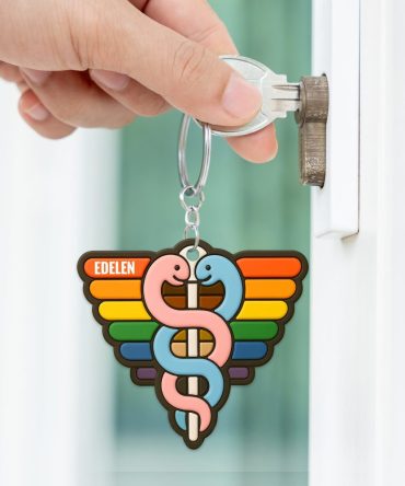 Medical Pride Keychain Personalized Pride Gifts 02Hudt130525
