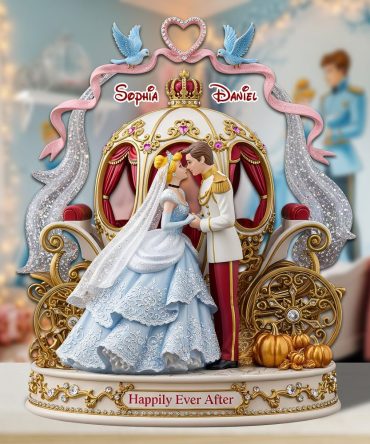 Fairy Tale Couple Plaque - Personalized Gifts For Couple 01Tolu180625