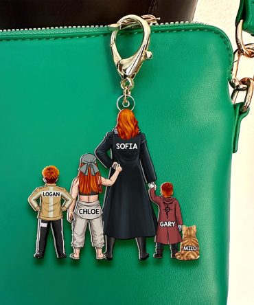 Personalized Gifts For Mom Keychain Mom And Kids 06Qhhu220225Hh