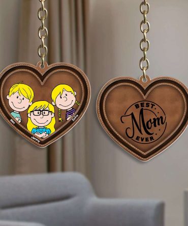 Personalized Gifts For Mom Keychain Best Mom Ever 01Ohmh170125Hh
