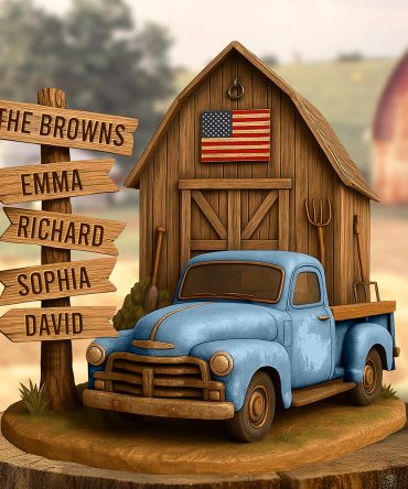 Farm Barn Family Acrylic Plaque - Personalized Gifts For Family 05Naqn220525