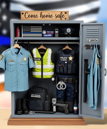 Festive Police Plaque – Custom Christmas Gift For Law Enforcement Heroes 03Qhqn290525