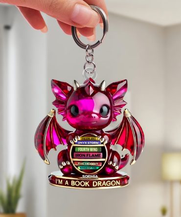 Book Lovers Keychain - Personalized Gifts For Book Lovers 04Tgtn050625