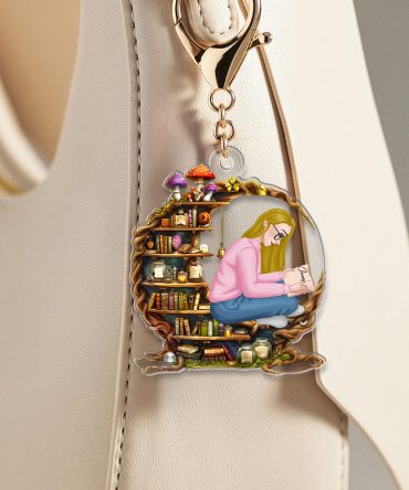 Personalized Gifts For Girl Book Lovers Keychain 02Namh280225Hg