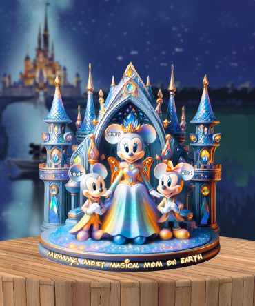 Enchanted Winter Castle Mom Plaque – Custom Christmas Gifts For Mom 03Tgmh250325