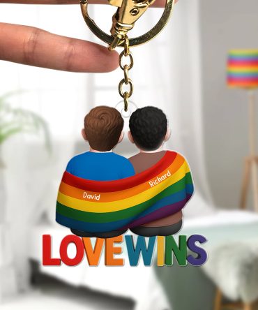 Lgbt Keychain - Personalized Gifts For Couple 04Toqn220525