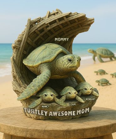 Personalized Gifts For Mom Acrylic Plaque, Turtley Awesome Mother 03Tgpu050425