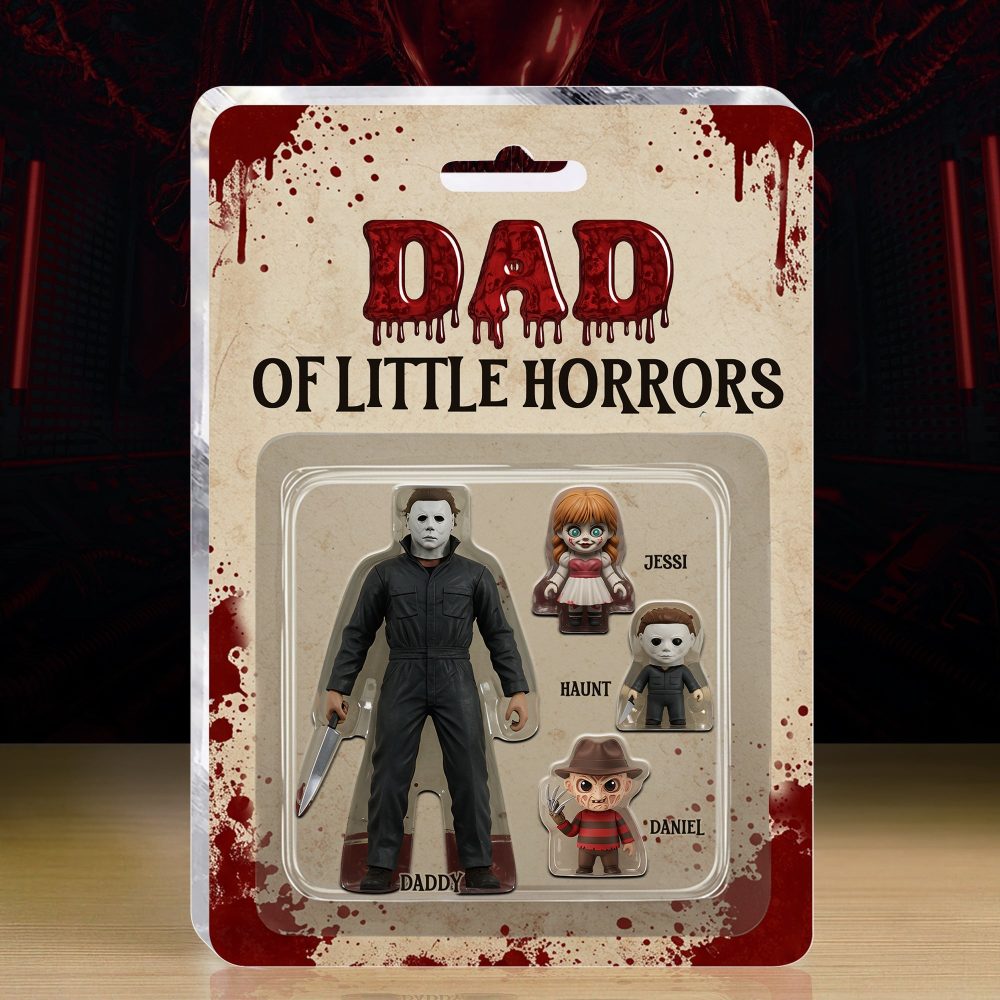 Scary Christmas Dad Acrylic Plaque – Personalized Gifts For Horror-Loving Dads 01Qhlu260425 - Image 2