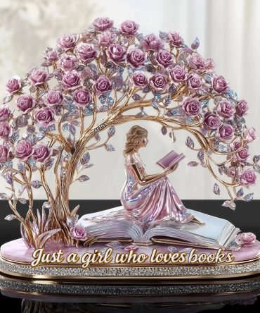 Girl Book Lover Acrylic Plaque Personalized Gifts For Book Lovers 03Tgdt210525
