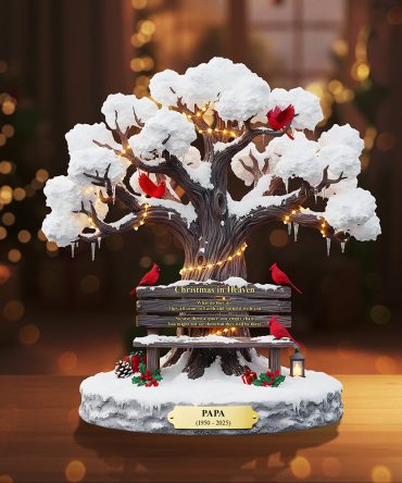 Personalized Christmas Memorial Heaven Gifts For Family Cardinal Acrylic Plaque 04Tota230925
