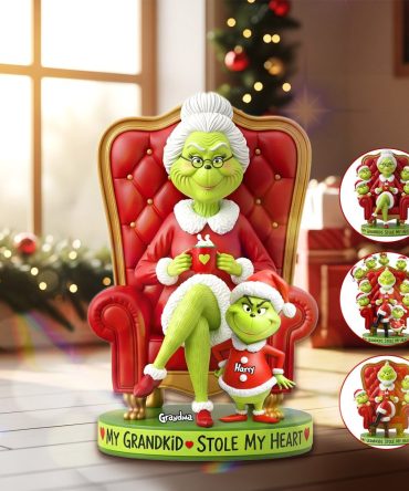 Grandkids Acrylic Plaque - Personalized Gifts For Grandparent Christmas Plaque 03Humg170925