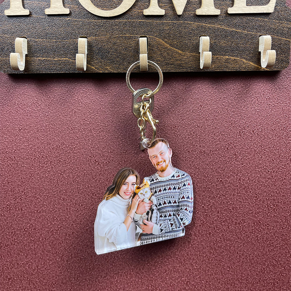 Custom Photo Gifts For Couple Keychain 211Acvp140924 - Image 3