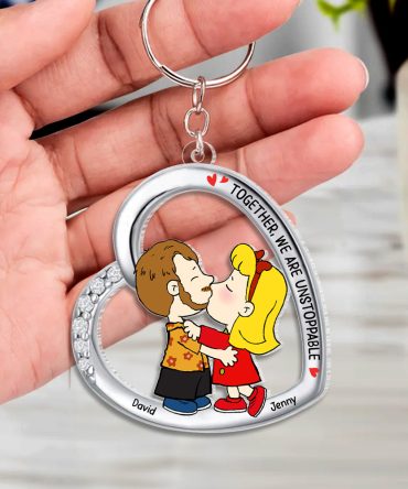 Personalized Gifts For Couple Keychain 02Ohtn060125Hg Together We'Re Unstoppable