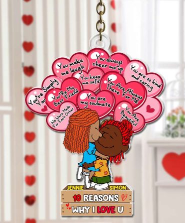 Personalized Gift For Couples Acrylic Keychain Reasons Why I Love You 05Tolu041224Hg