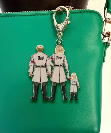 Personalized Gifts For Family Keychain Anime Family 08Qhhu240225Hh