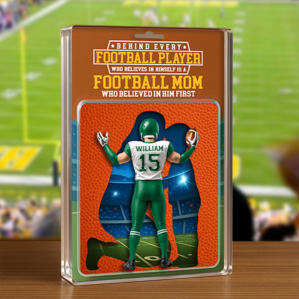 American Football Mom Acrylic Plaque - Personalized Gifts For Mother 012Ohdt280425 - Image 2