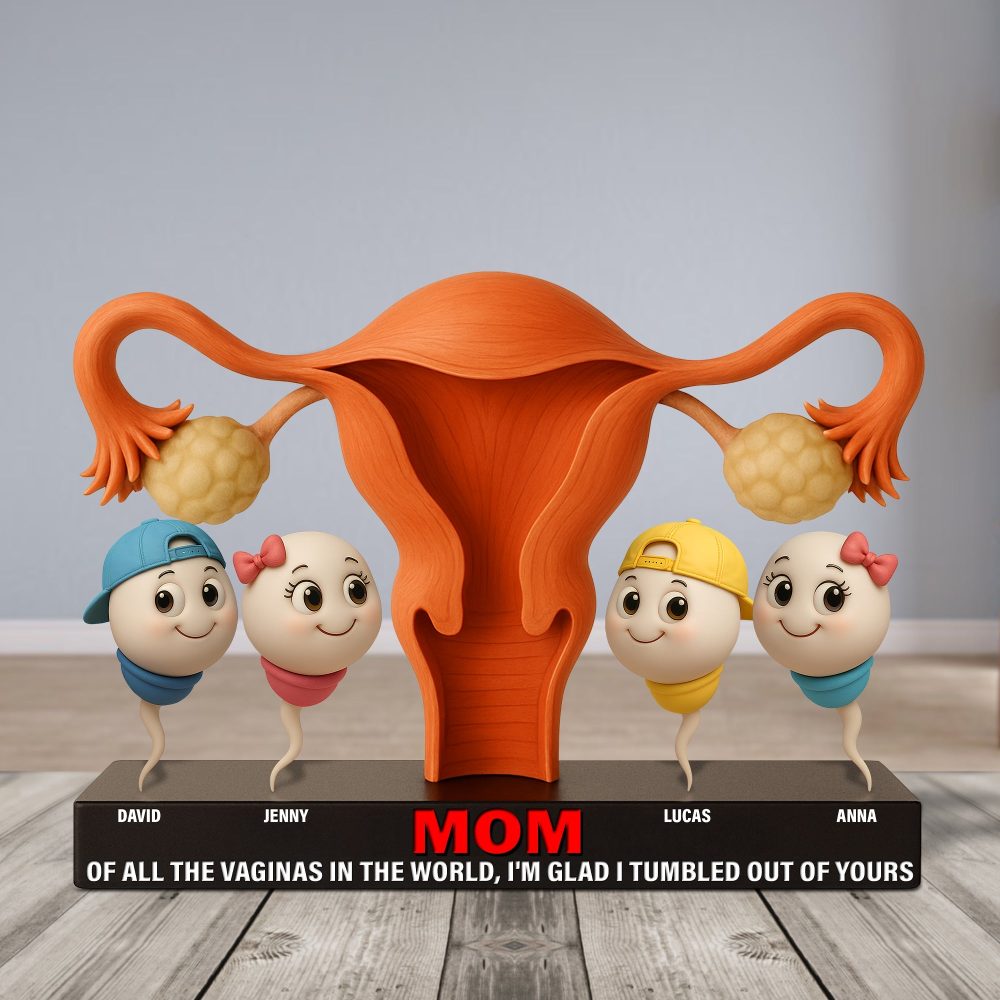 Funny Sperm Plaque Personalized Gifts For Mom 04Ohtn240425 - Image 2