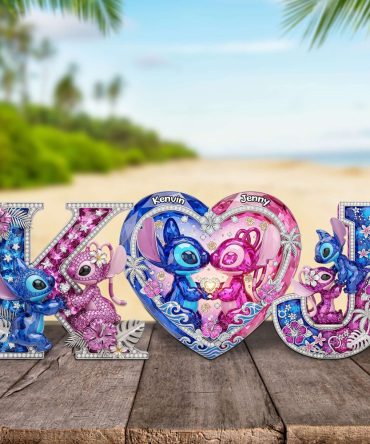 Custom Alphabet Couple Acrylic Plaque - Personalized Gifts For Couple 03Ohtn220525