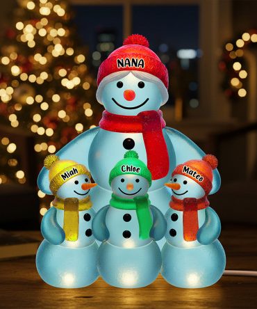 Snowman Grandma Christmas Acrylic Plaque Personalized Gifts For Grandma 02Nadt281025