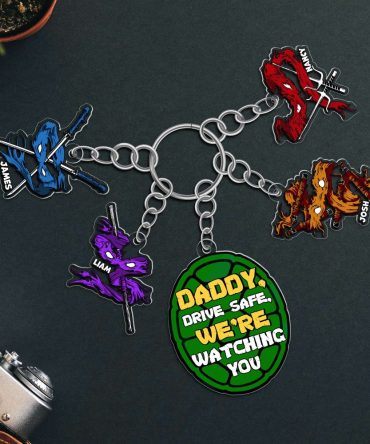 Personalized Gifts For Dad Keychain With Charms 03Topu290524