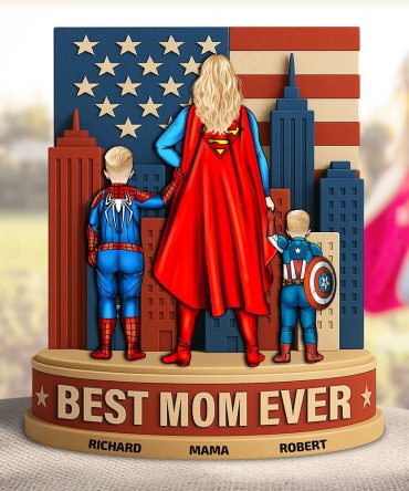 Personalized Gifts For Mom Acrylic Plaque Power Mom 05Nadt150425Pa