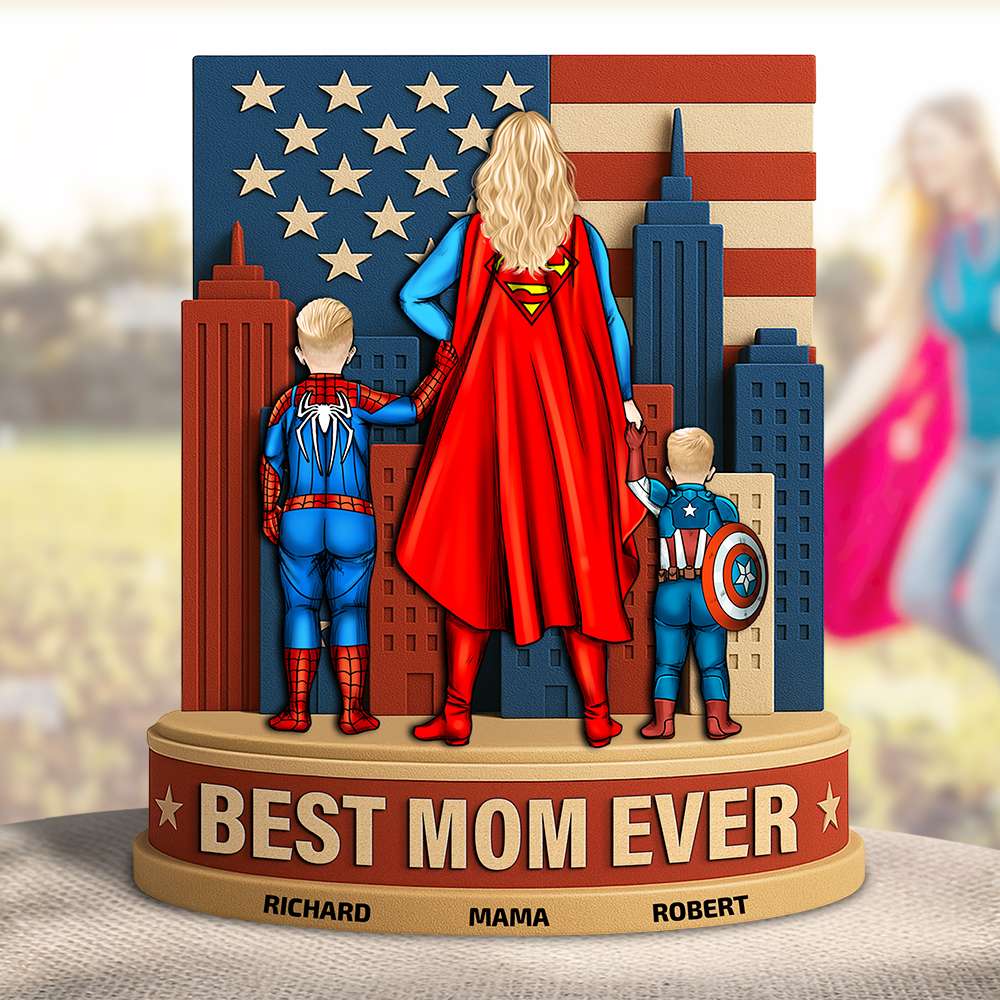 Personalized Gifts For Mom Acrylic Plaque Power Mom 05Nadt150425Pa