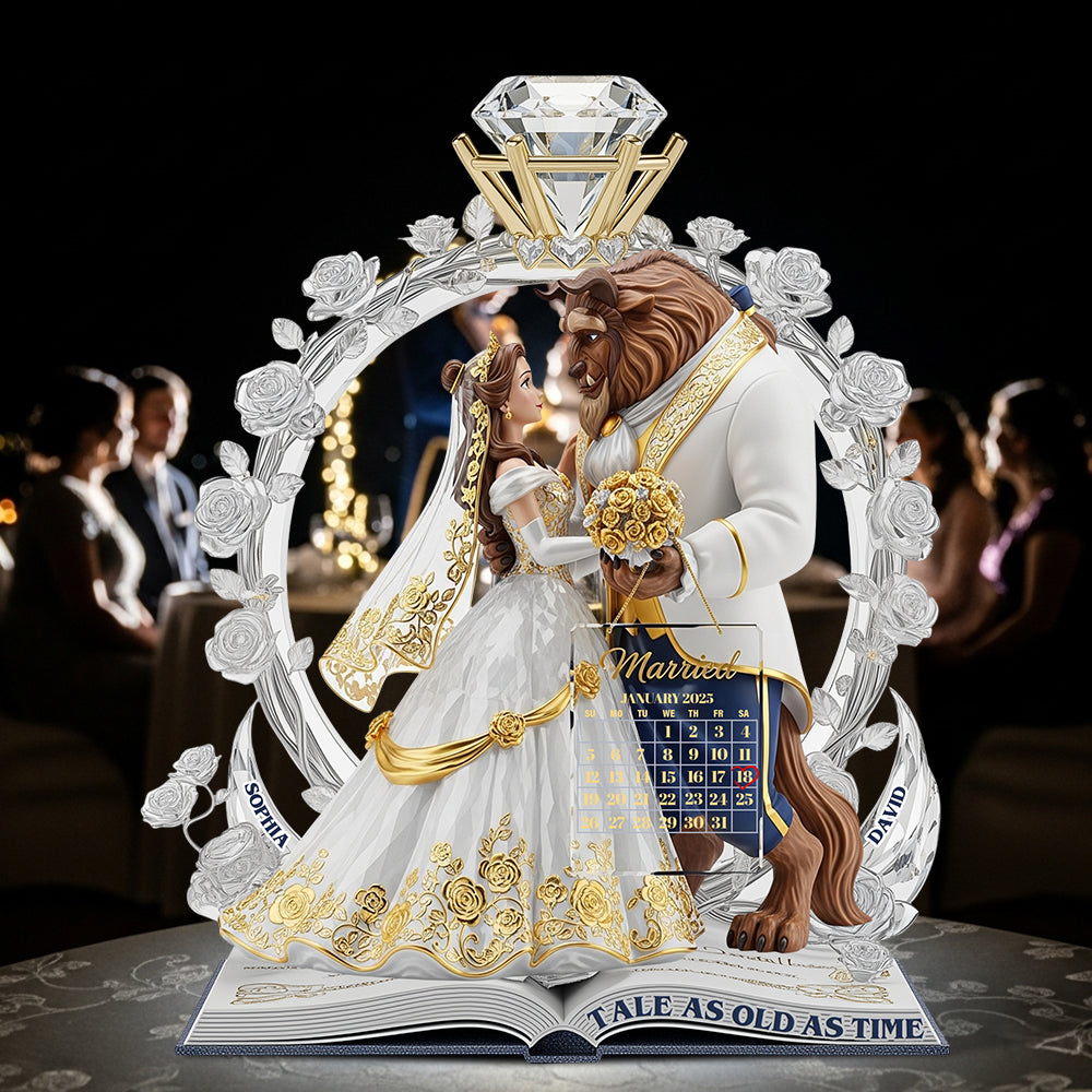 Our Fairytale Begins - Personalized Christmas Gifts For Newlyweds 03Tgdt130625