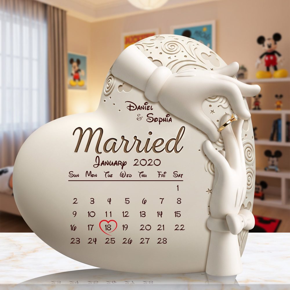 Married Couple Acrylic Plaque - Personalized Anniversary Gifts For Couples 07Ohlu190725