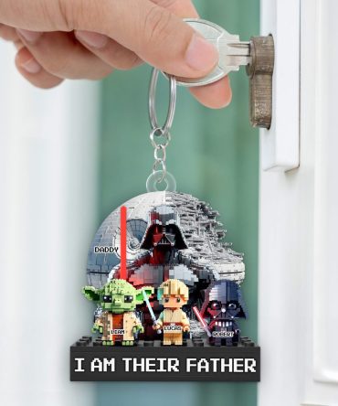 Galaxy Dad Keychain - Personalized Gifts For Dad 01Ohpu230525