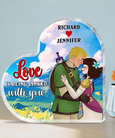 Personalized Gifts For Couple Heart Plaque 01Toqn101224Hg