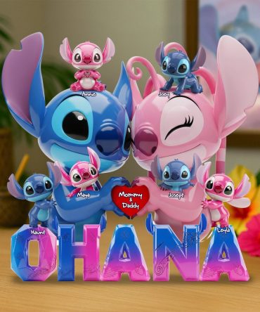 Tropical Aliens Family Acrylic Plaque - Personalized Gift For Family 01Ohlu210525