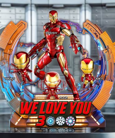 Iron Dad Plaque - Personalized Gifts For Dad 03Hulu160525