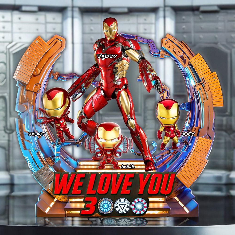 Iron Dad Plaque - Personalized Gifts For Dad 03Hulu160525