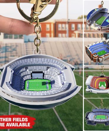 Gifts For Football Fan Keychain 04Qhti041223 American Football Field