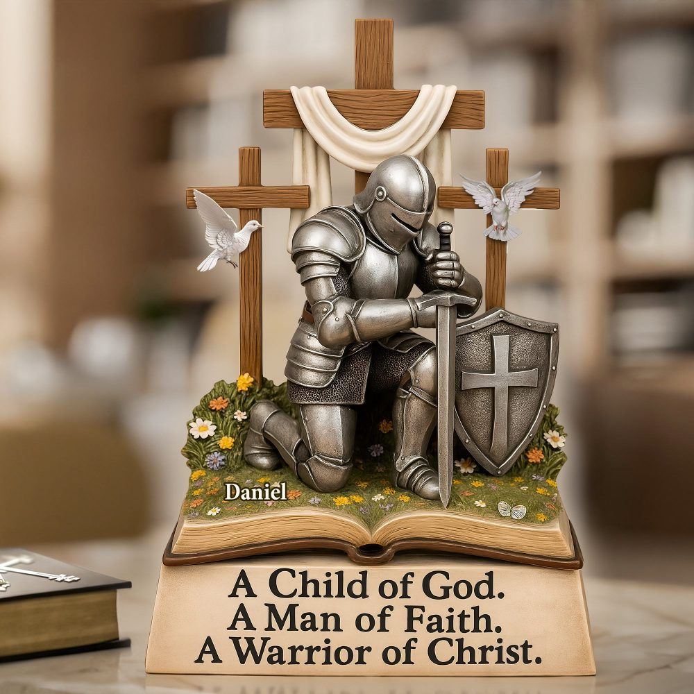 A Child Of God Acrylic Plaque - Personalized Gifts For Jesus Lover 02Hulu130525 - Image 2