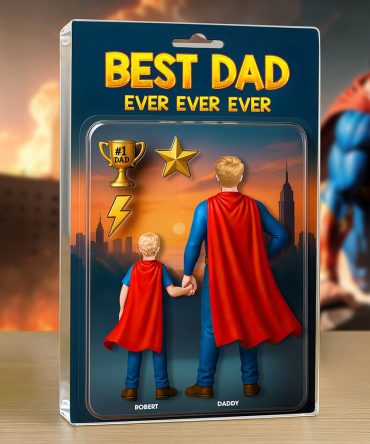 Super Dad Plaque - Personalized Gifts For Dad 01Hupu290425