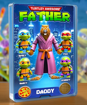 Turtle Daddy Acrylic Plaque Personalized Gifts For Dad 03Hudt290425