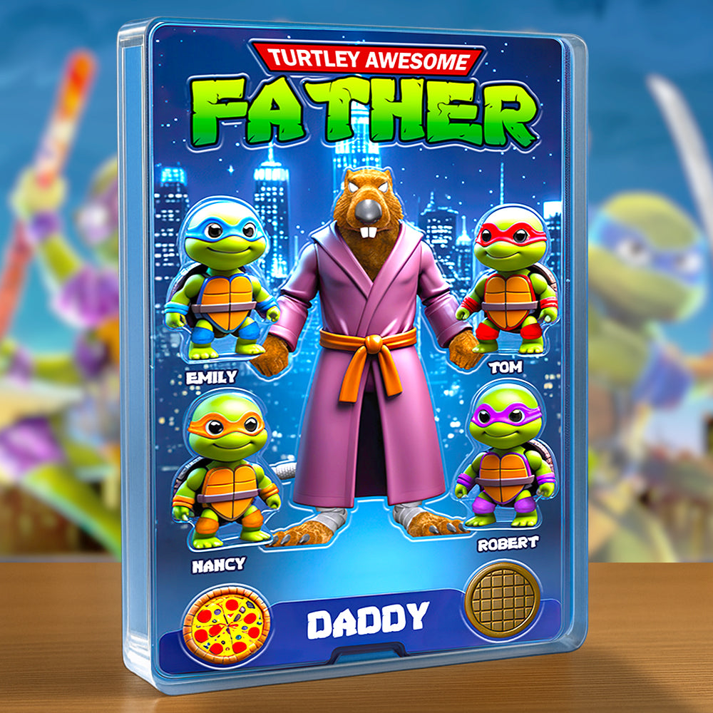 Turtle Daddy Acrylic Plaque Personalized Gifts For Dad 03Hudt290425