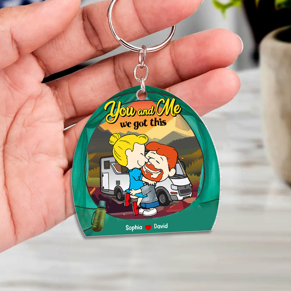 Personalized Gifts For Couple Keychain 03Ohtn200125Hg You And Me We Got This