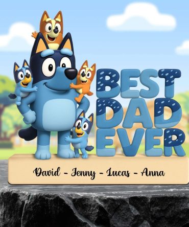 Best Dad Ever Acrylic Plaque - Personalized Gifts For Father 01Ohtn090525