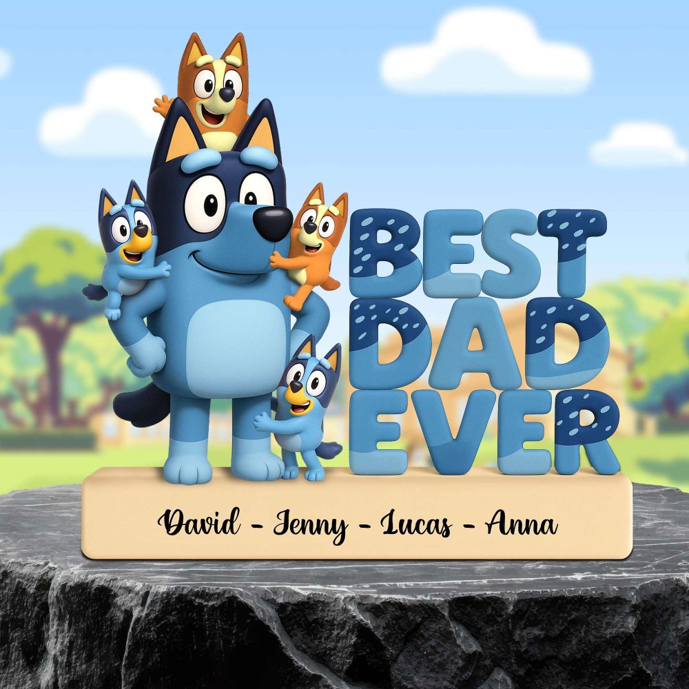 Best Dad Ever Acrylic Plaque - Personalized Gifts For Father 01Ohtn090525