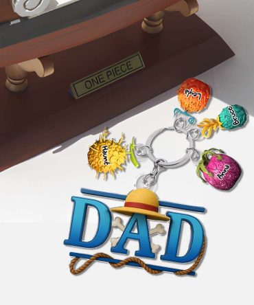 Fruit Dad Keychain - Personalized Gifts For Dad 011Ohlu210425