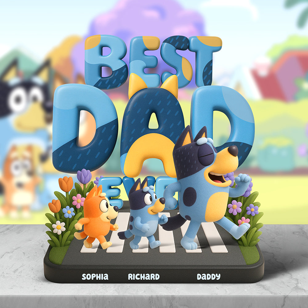 Dog Dad Plaque - Personalized Gifts For Dad 01Kaqn190425 - Image 2