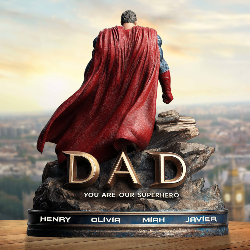Super Dad Plaque - Personalized Gifts For Dad 01Tgdt160525