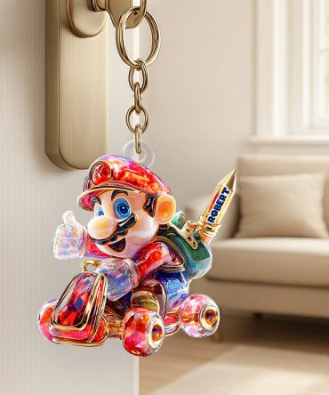 Personalized Gifts For Car Game Fans Keychain, Back To School 05Tgpu170625