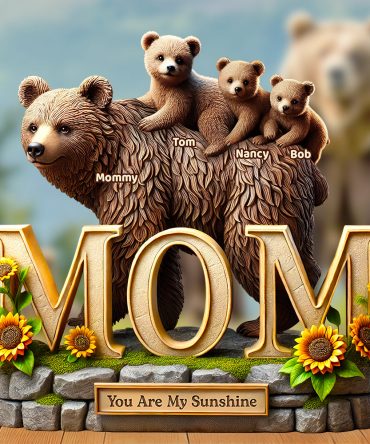 Bear Mom Acrylic Plaque Gifts For Mom 02Hudt180425