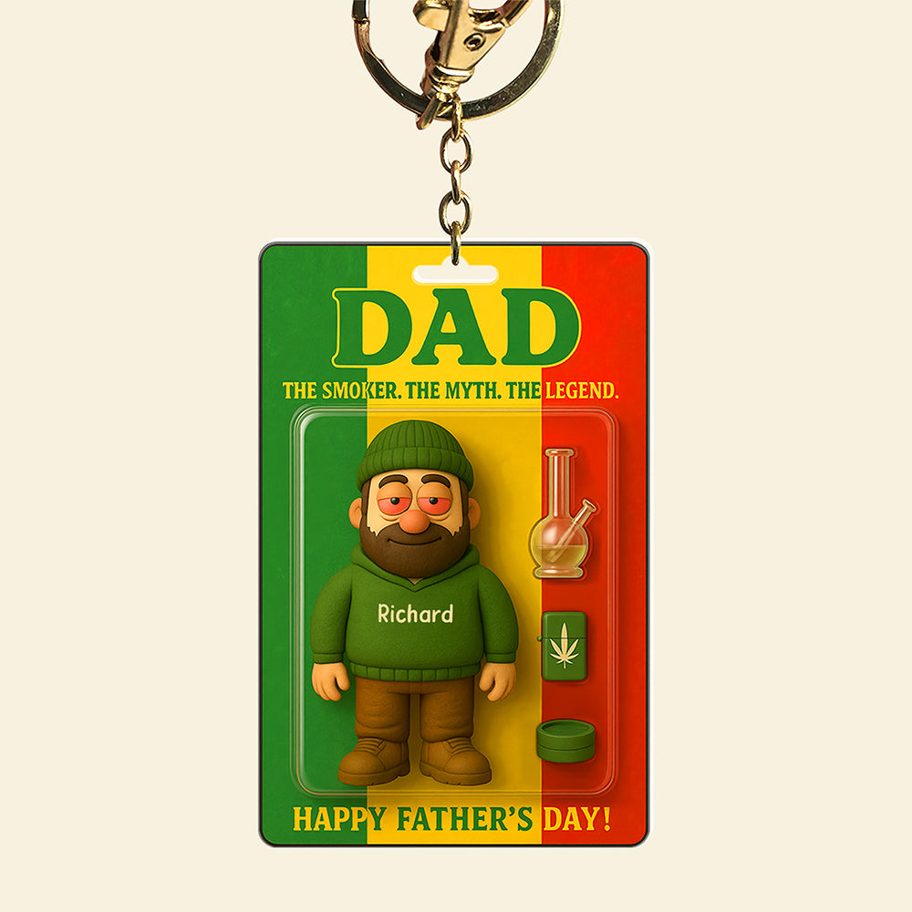 The Legend Dad Acrylic Keychain - Personalized Gifts For Father 02Toqn260425 - Image 2